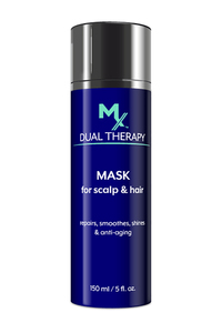 MEDICEUTICALS MX Dual TherapyTM Regenerująca i przeciwstarzeniowa maska ​​do włosów i skóry głowy MX Dual TherapyTM 150ml