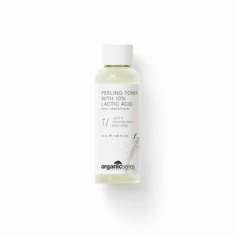 Złuszczający tonik z kwasem mlekowym 10% Organic Series 50 ml
